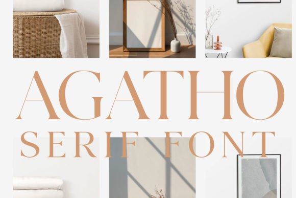 Agatho: A Cool Serif Font for Modern Designers