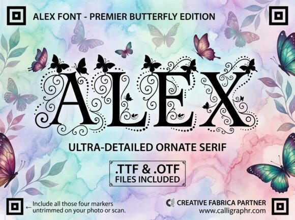 Alex: The Ornate Serif That Brings Storybook Magic to Your Brand