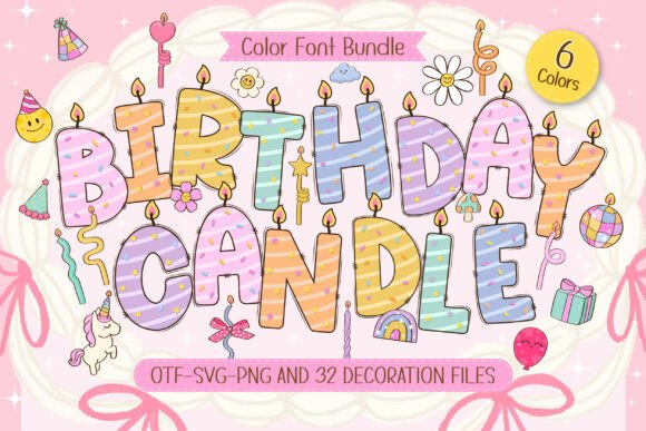 Birthday Candle: A Typeface That Sparks Joy in Every Design