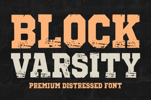 Block Varsity: A Typeface with Locker-Room Authenticity