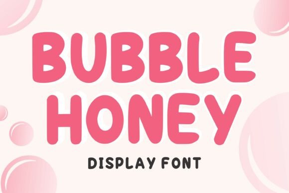 Bubble Honey: A Playful Font for Bold Branding