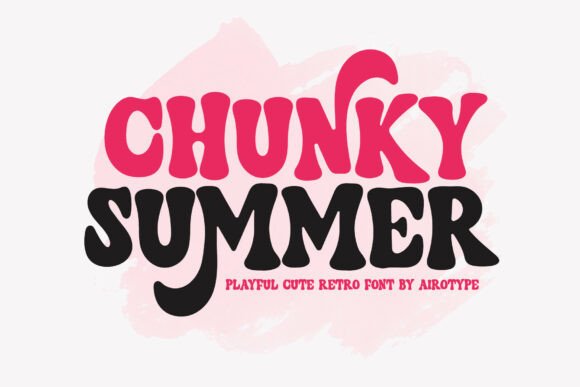 Chunky Summer: A Retro Font with Modern Creative Power