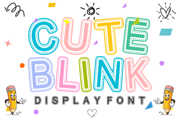 Cute Blink: The Playful Font with a Handmade Heart