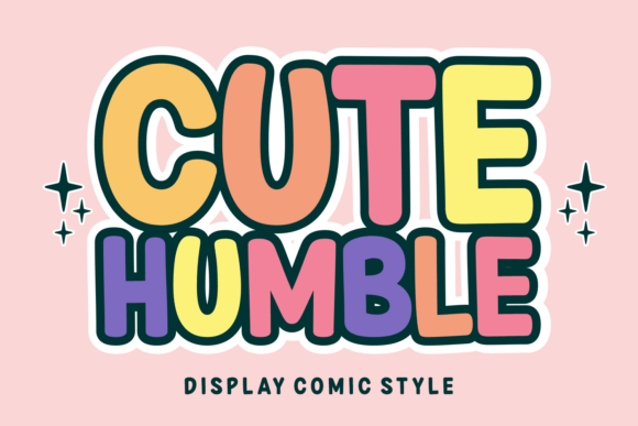 Cute Humble: A Retro-Modern Font for Playful Design