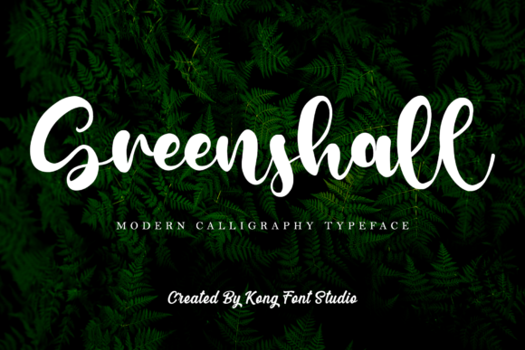 Greenshall: A Modern Script with Geometric Flair