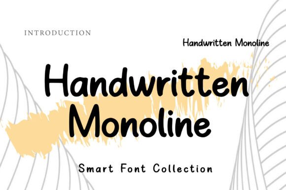 Handwritten Monoline: Your Go-To Font for Authentic, Clean Design