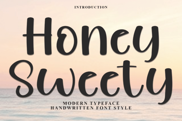 Honey Sweety: A Festive Typeface for Joyful Designs