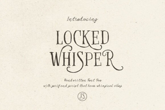 Locked Whisper: A Font Duo for Timeless, Handwritten Charm