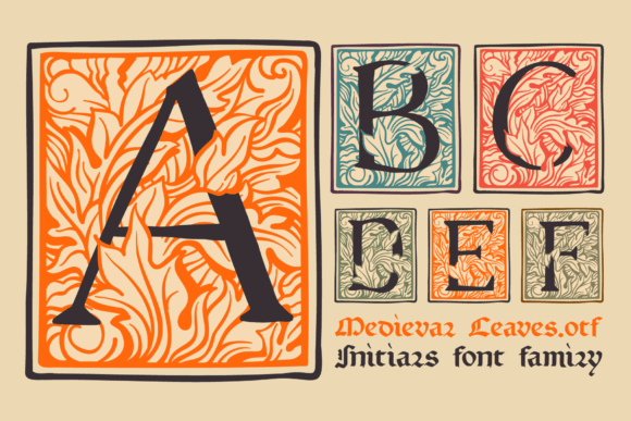 Medieval Leaves: A Creative Font for Authenticity