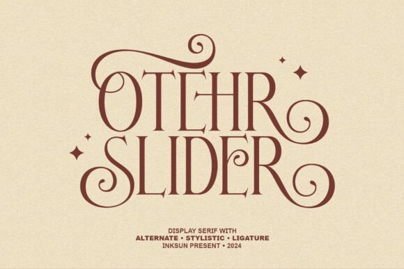 Other Slider: A Serif Font with Vintage Whimsy and Modern Punch