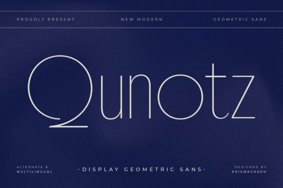 Qunotz: The Art of Whispering Luxury in Display Typography