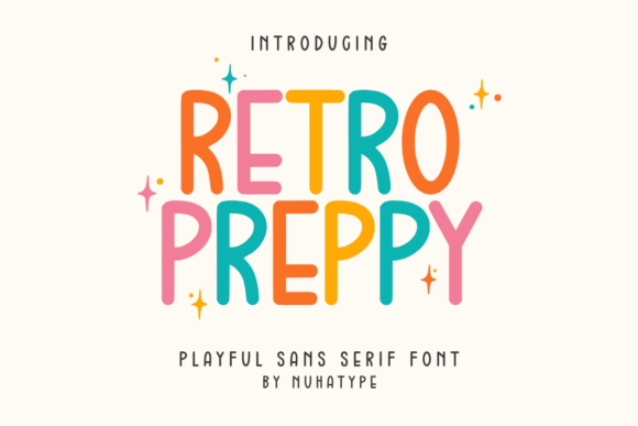 Retro Preppy: Elegance Meets Handwritten Charm