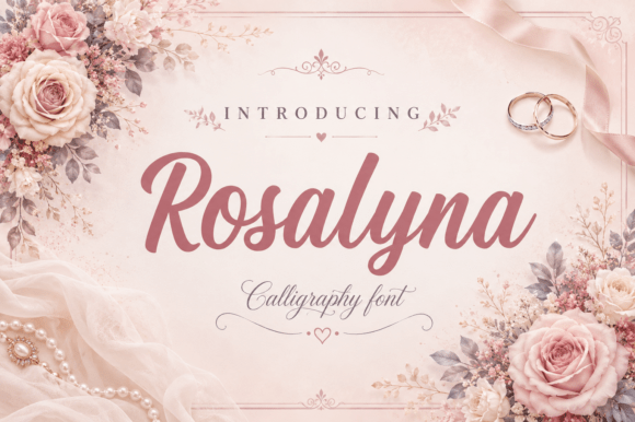 Rosalyna: A Handwritten Font with Modern Soul