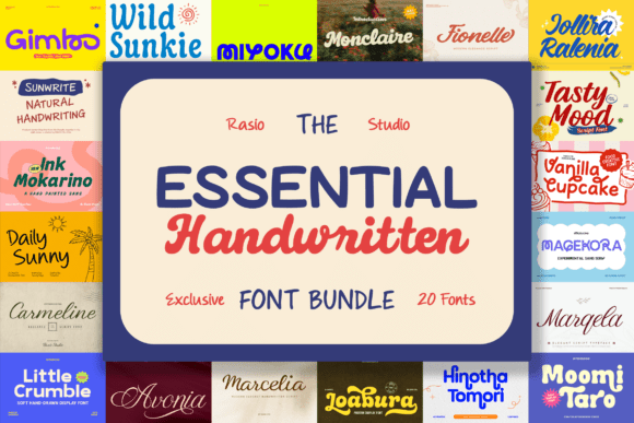 Unlock Authenticity with the Essential Handwritten Font Bundle