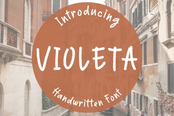 Violeta: A Handwritten Font with a Personal Touch